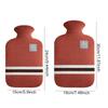 1л/2л сумка для горячей воды большой емкости для инъекций воды теплая сумка для бутылок с водой для женщин с вкладышем зимняя грелка для рук с горячей водой