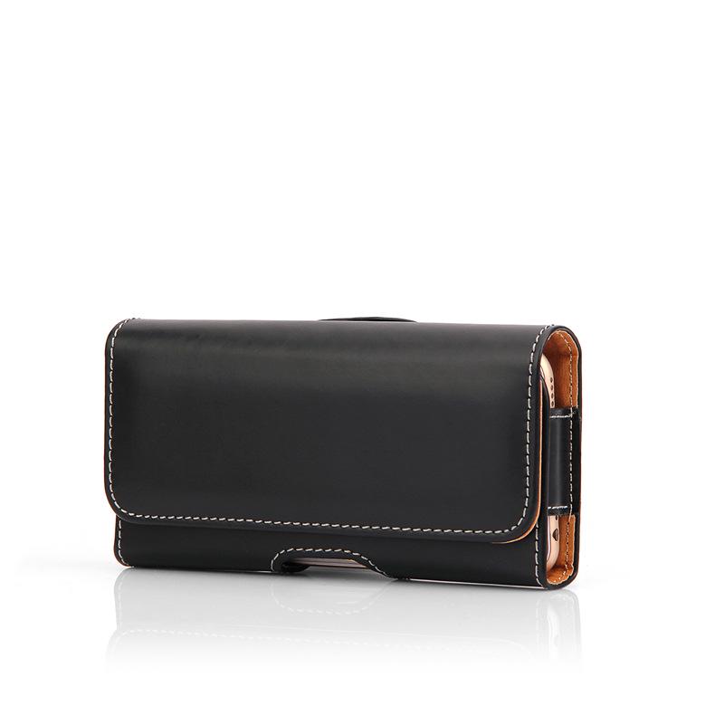 Кожаная поясная сумка для iPhone 13 Pro Max - Доступен чехол в виде ремня