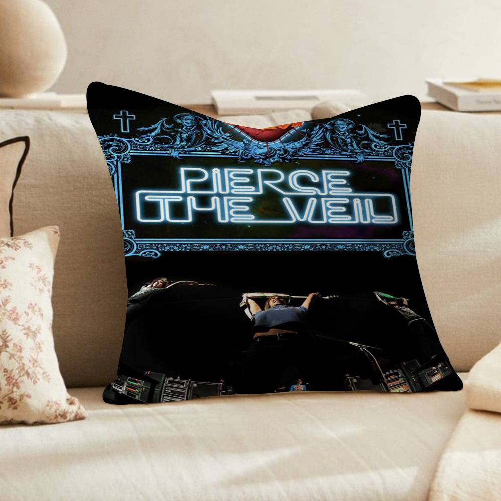 Band PPierce The Veil Cushion Cover Inches Farmhouse Decor Home Throw Pillow Covers for Couch Decorations
