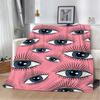Lipstick Throw Blanket for Sofa Luxury Bedding Fluffy Soft Blankets King Size Home Interior Beach Towel Knitted Plaid Knee Nap &