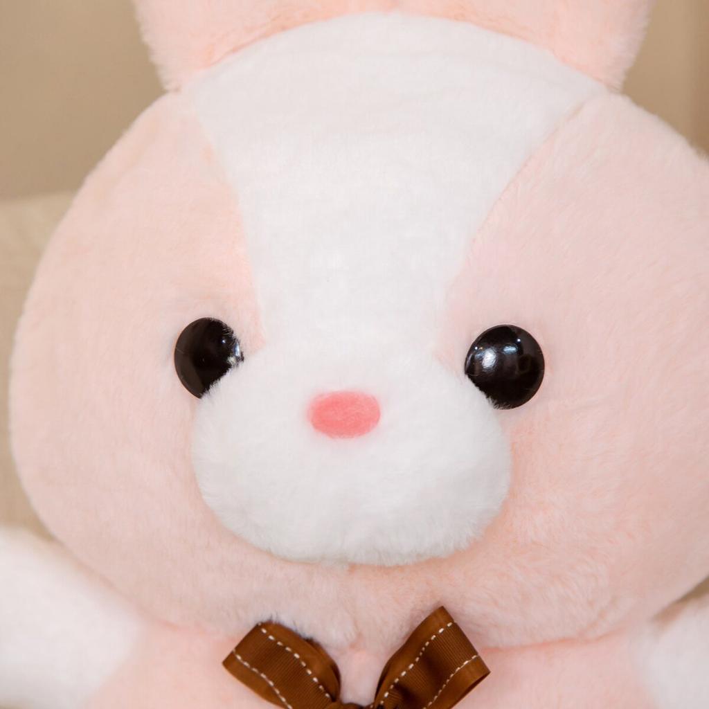 1 шт., 40/50 см, кавайная мягкая розовая плюшевая игрушка с кроликом, милый кролик, плюшевая подушка для маленьких детей, успокаивающий подарок на день рождения, Рождественский подарок