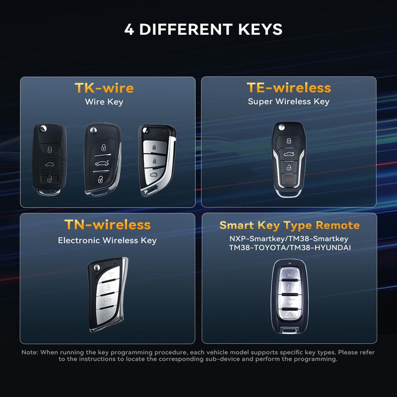 THINKCAR TKey101 Программирование автомобильных ключей 6 дистанционных ключей Сопоставление иммобилайзера Противоугонная система Работает с THINKSCAN 689BT 689 MUCAR 892BT VO8