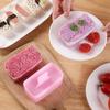 DIY Sushi Mold Maker Rice Ball Moulds Different Size + Rice Spoon Triangle Rice Ball Mold Maker Sushi Mold For Kids Lunch Bento