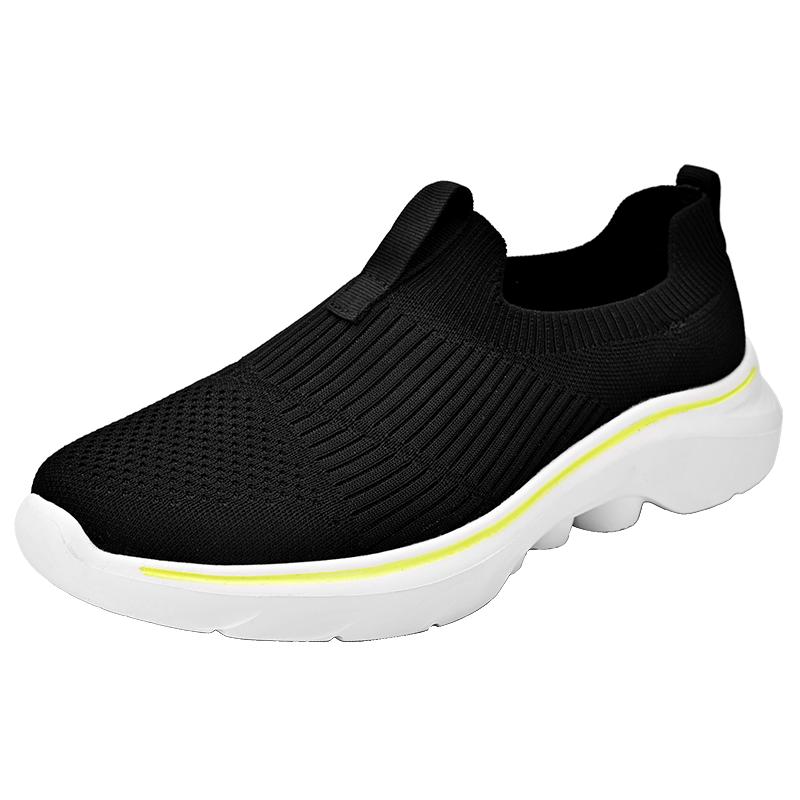 Fashion Running Shoes Men Lightweight Mesh Comfortable Flat Casual Walking Shoes Slip on Unisex Sneakers for Men Lightweight Casual Shoe