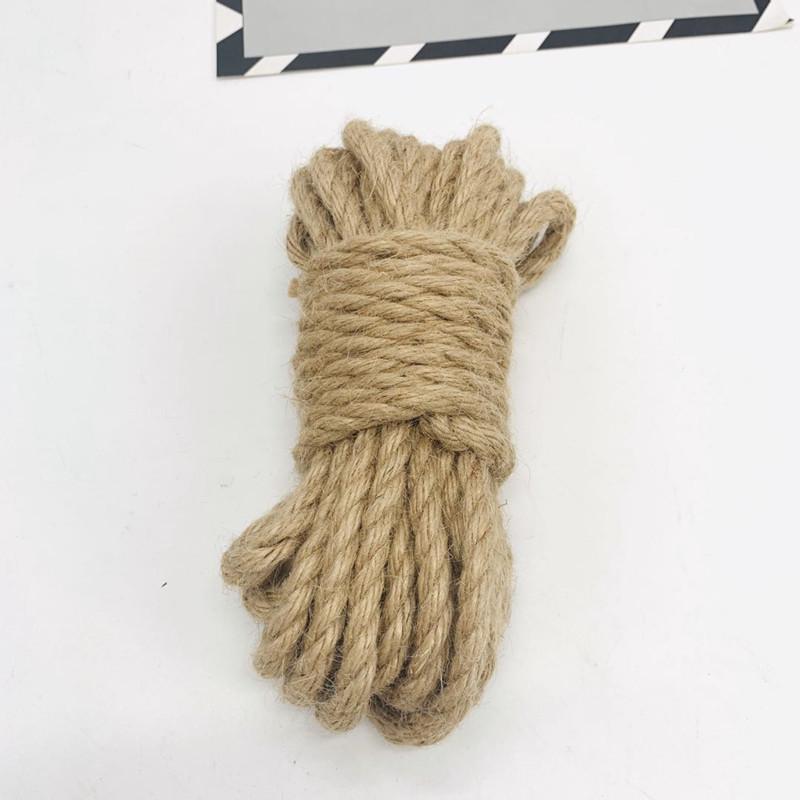 Экологичная джутовая пеньковая веревка ручной работы для самостоятельного ретро-украшения стен и переплета