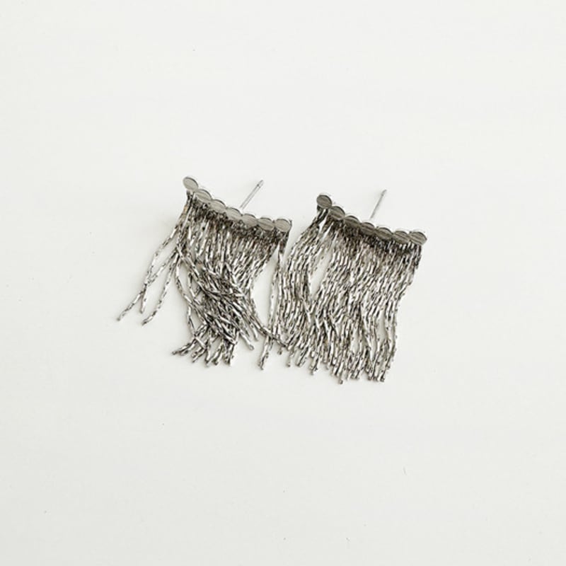 Серьги-шторки August Harmony с блестками / 2 цвета