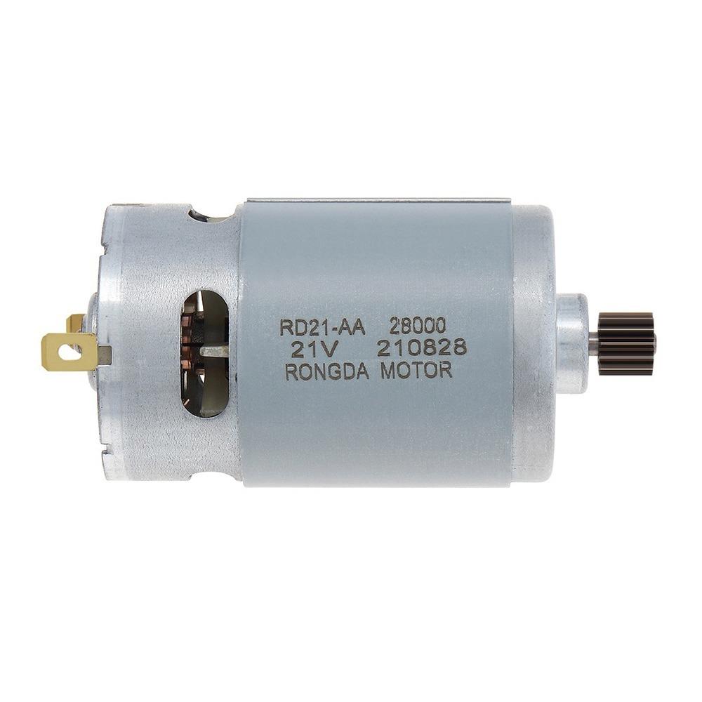 Аккумуляторный щеточный двигатель 14 зубцов Аксессуары для электроинструментов Мини-мотор RS550 Цепная пила