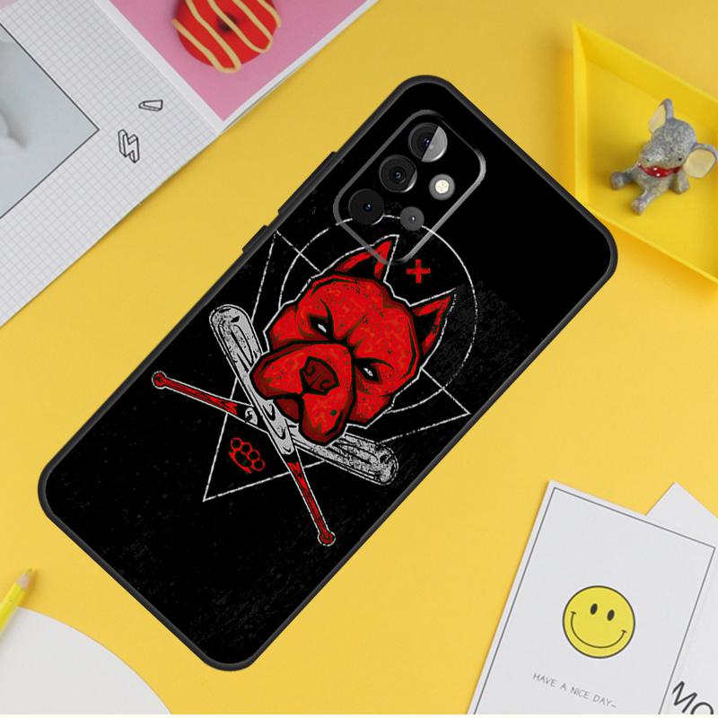 Pit Bull Lovely Dog Pitbull Case For Samsung Galaxy A55 A35 A25 A15 A51 A71 A12 A32 A52 A13 A33 A53 A14 A34 A54 Coque