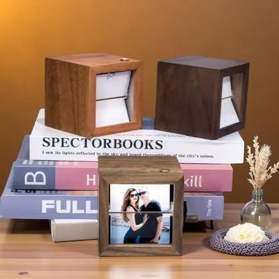 Светящаяся деревянная механическая flip-книга и фотоальбом