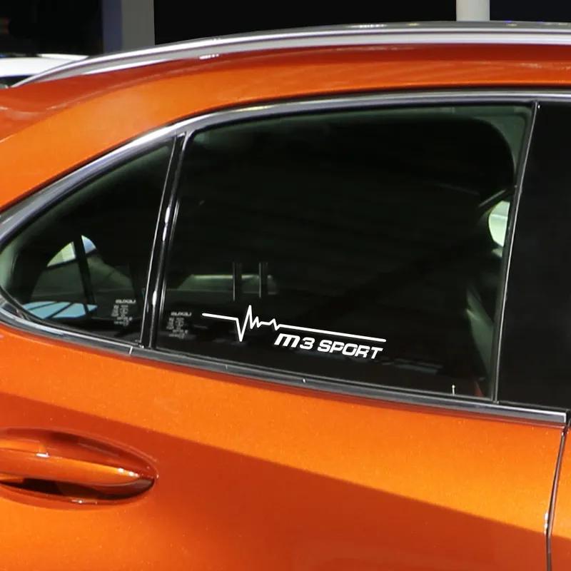 2PCS Car Window Sticker Reflective Decal Accessories For BMW Z4 E85 G29 Z3 E36 Z1 Z8 E52 M1 35i 40i M5 M2 M3 F80 M4 F82 G82 M6