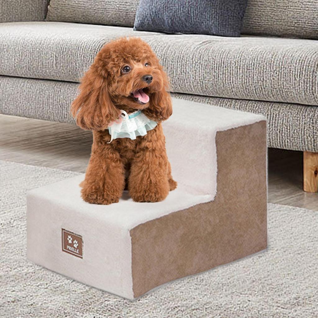 Лестница для собак, противоскользящая, 2-ступенчатая, устойчивая к царапинам крышка лестницы, портативная, съемная, легкая для