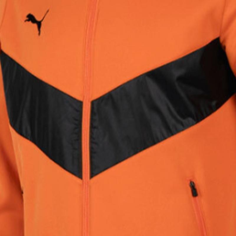 Puma Клубный зимний комплект из толстовок и ворсового тренировочного костюма оранжевого цвета