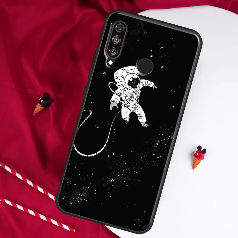 Эстетичный Космос Луна Астронавт Для Huawei Nova 9 SE 10 5T Y90 Y70 Y60 Y61 Y91 Y72 12i 12s 11i P60 Pro P20 P30 P40 Lite Чехол