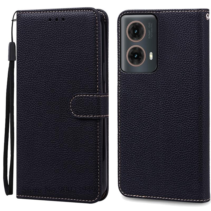 Для Moto G85 5G чехол-кошелек кожаный флип-чехол для Motorola G85 чехол мягкий силиконовый чехол-книжка для Motorola G85 5G чехол Fundas