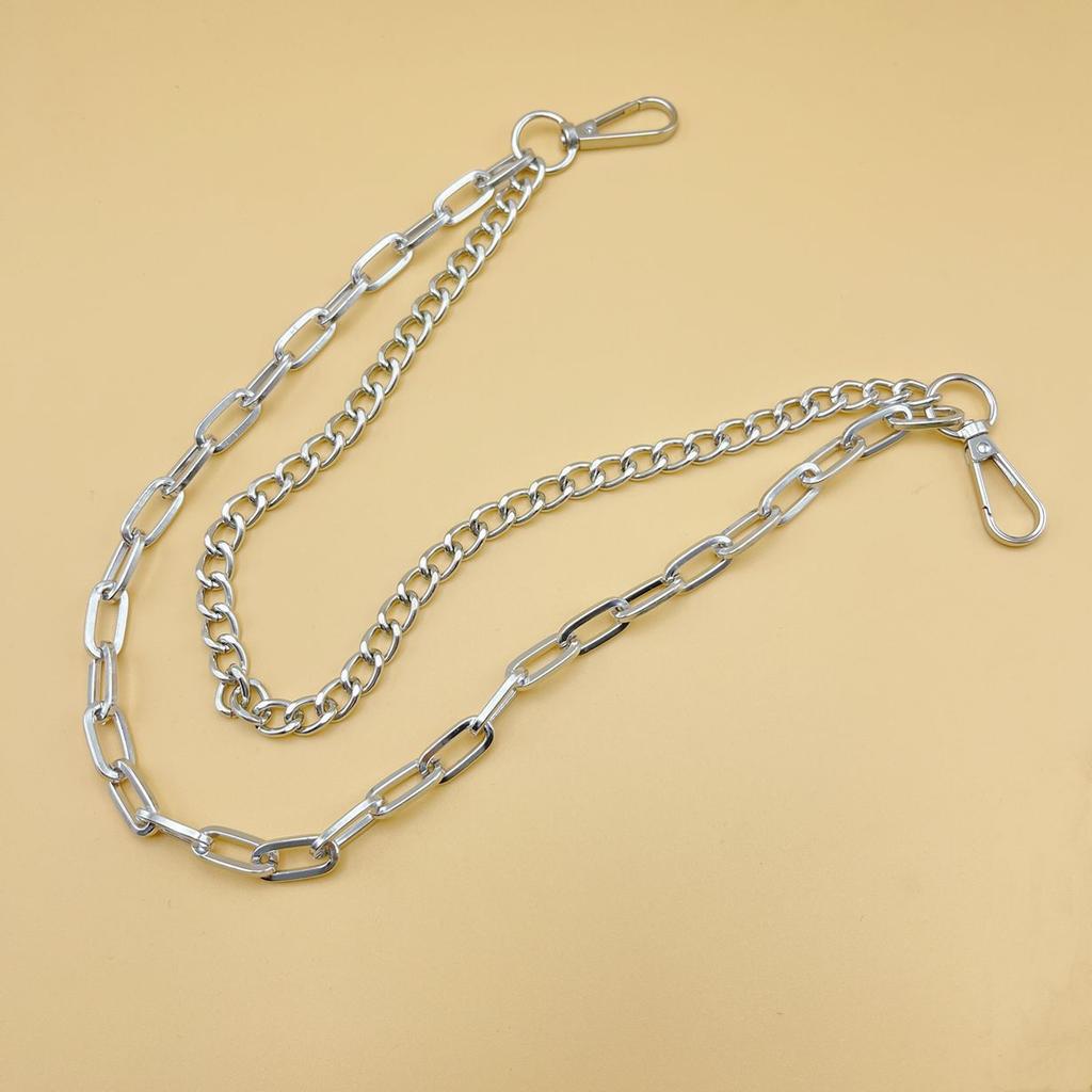 Простая личность популярная металлическая цепочка многослойная поясная цепочка женская панк уличная съемка джинсы висячая цепочка