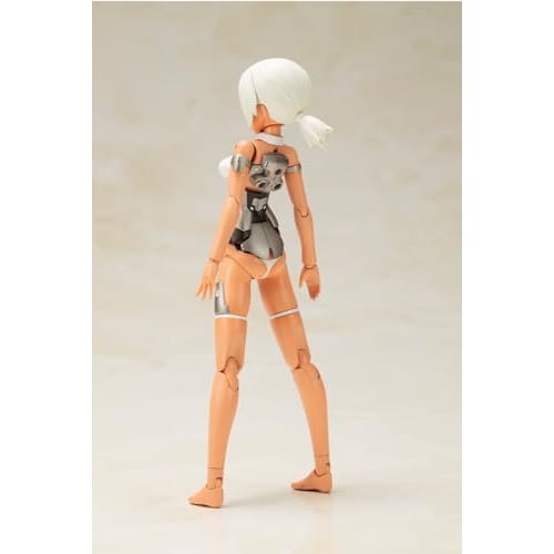 Kotobukiya Frame Arms Girl Leticia Silver Ver., Approximately 150mm Tall, Non-scale Plastic Model