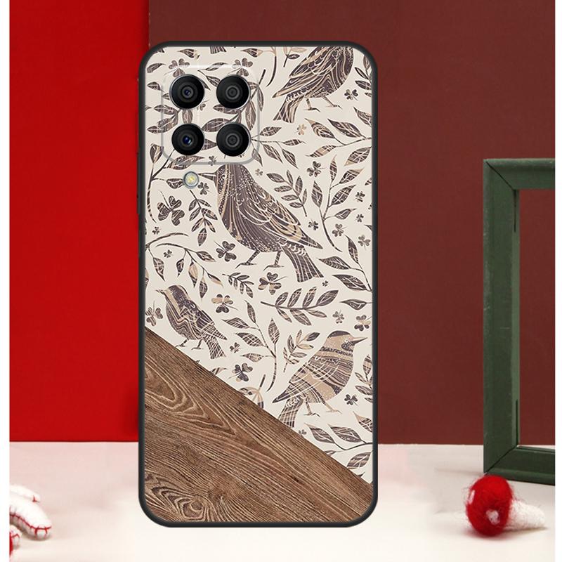 Чехол Boho с растительным листом и коровьим кактусом для Samsung Galaxy M13 M53 M56 M52 M32 M16 M11 M21 M31 M35 M12 M14 M15 M36 M55 M34 M54