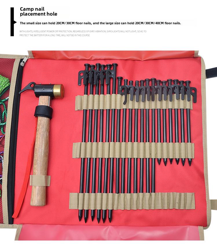 Large Outdoor Camping Tool Bag for Tent Canopy and Hammer Storage