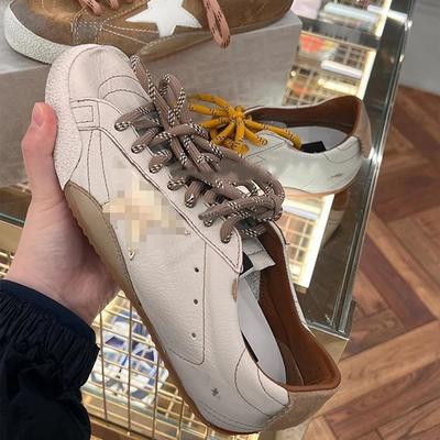 Gg домашняя повседневная обувь 2025 новая шнуровка старая пятиконечная звезда немецкие тренировочные туфли цветовая гамма маленькие грязные туфли кеды спортивная обувь