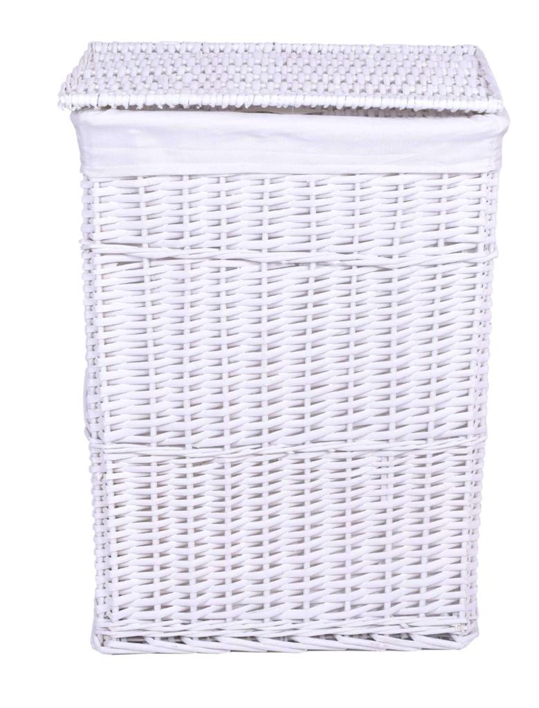 White wicker basket 114