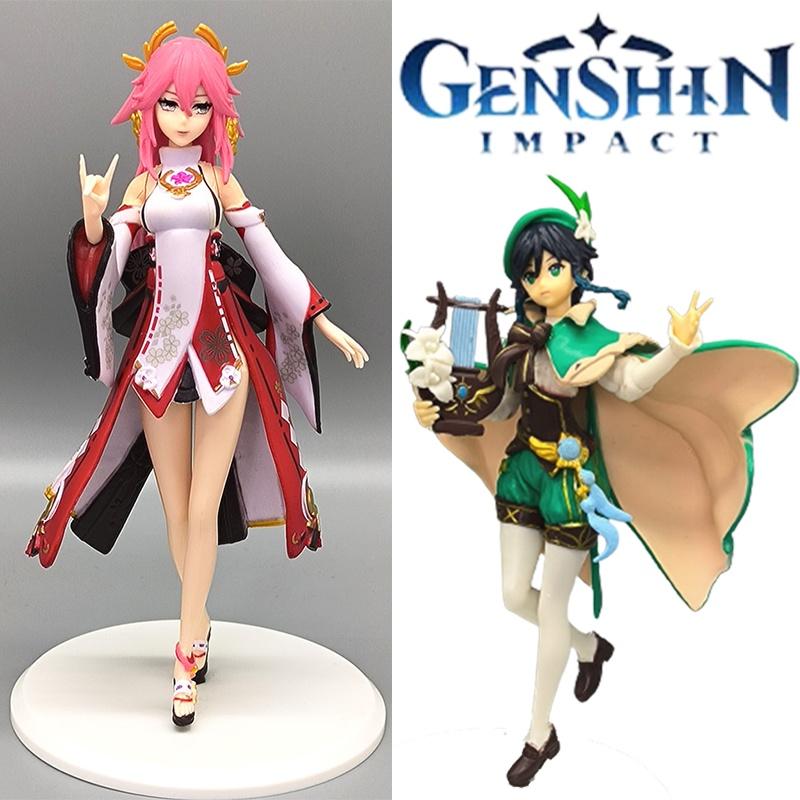 Оригинальные фигурки Genshin Impact Венди и Байли 19 см и 18 см 153 г и 190 г