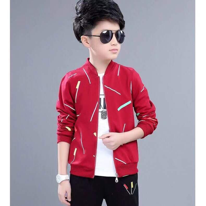 Комплект одежды для больших мальчиков, осенне-зимний хлопковый спортивный костюм из 2 предметов с героями мультфильмов для маленьких мальчиков, детский повседневный костюм, комплект детской одежды