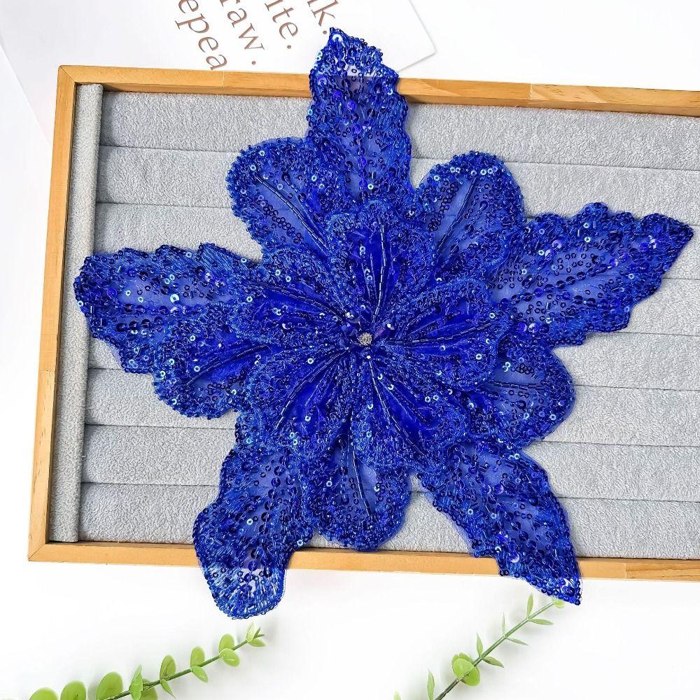 Блестки нашивки на одежду вышитые аппликации на одежду своими руками цветы многослойные аппликации для женщин