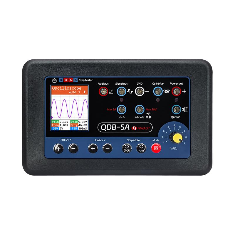 QDB300 5A 12~24V Тестер катушки зажигания Тестер инжектора Тестер автомобильных датчиков Осциллограф Детектор неисправностей с ШИМ-приводом Тестер шаговых двигателей