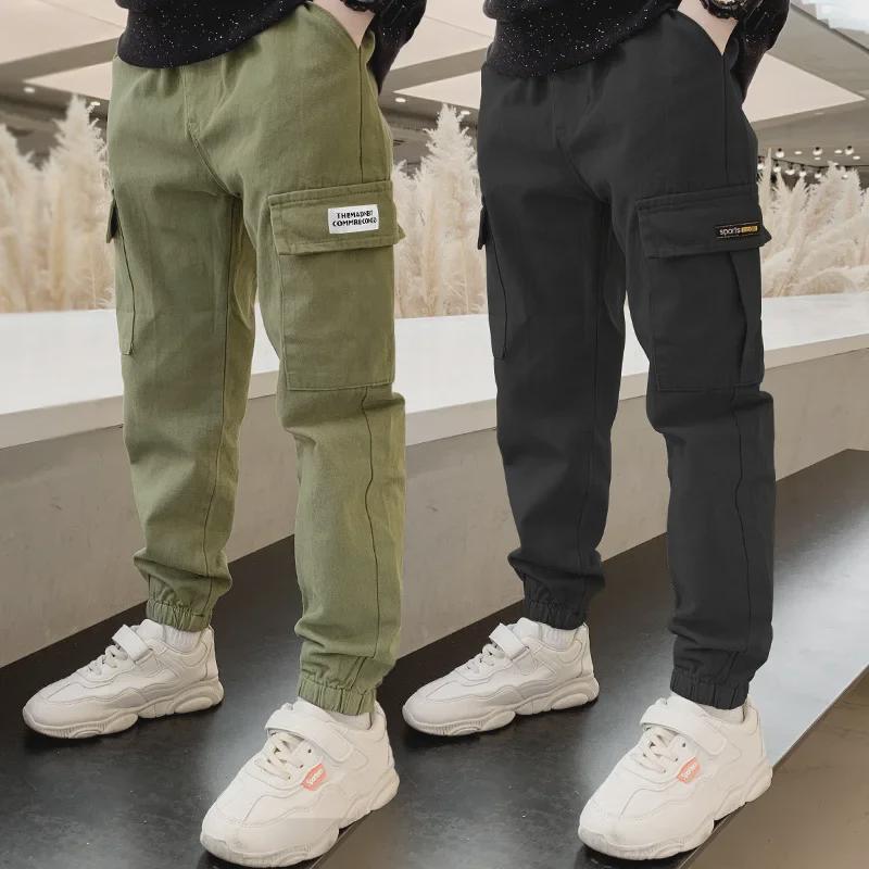 Boys Spring/Autumn 2024 Stylish Casual Overalls - Trendy & Handsome Design for Kids