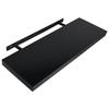 VidaXL Floating Wall Shelves 2 Pcs Black 80x20x3.8 Cm 288202