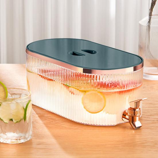 Холодильник 5,3 л, чайник большой емкости с краном, термо- и морозостойкий, герметичный, пищевой, легко очищаемый кувшин для сока для дома