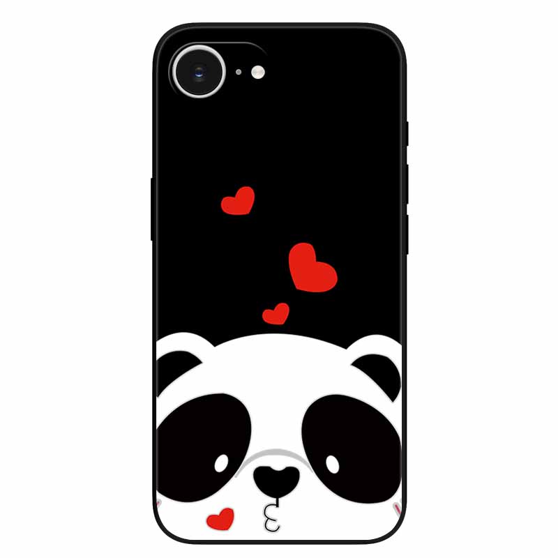 For iPhone 16e Case Soft Silicone Flowers 3D Relief Cover for iPhone 16e 2025 Black Phone Cases Funda On for Iphone16e 16 e Cool