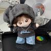 Уличный стиль 20 см Хлопковая одежда для куклы Джинсы Плюшевая одежда для куклы Одежда для куклы-айдола Детский подарок