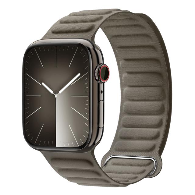 Магнитный петлевой ремешок для Apple Watch 44мм 40мм 49мм 45мм 41мм 38мм Тонкий тканый браслет iWatch Серии 9 8 6 7 SE Ultra 2 3 11 Ремешок