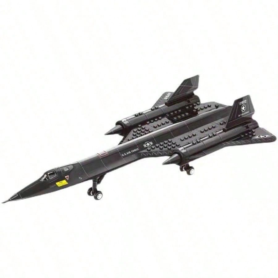 Городская Полиция SWAT Самолет SR-71 Blackbird Строительные Блоки Военные Кирпичики Детские Игрушки идеально для 6+