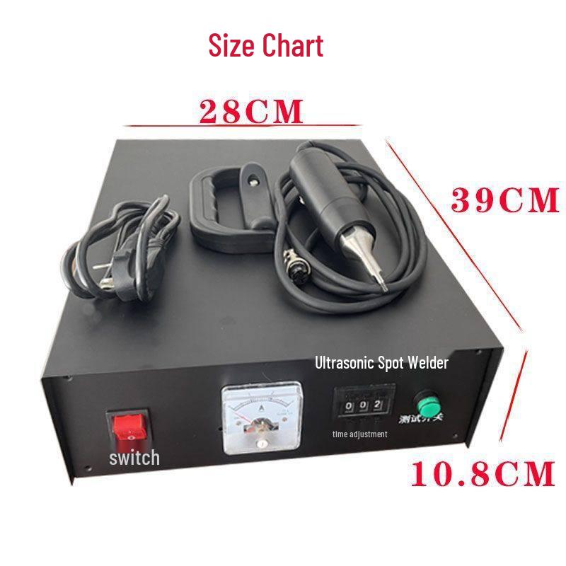 110V 35K Ultrasonic Handheld Fabric Welder & Heat Sealer for Ear Loops