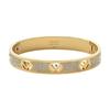 FENDI Brass Bangles Women's Gold 8AH5406GXF089U