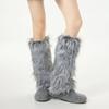Faux Fur Leg Warmers Women Girls Furry Boot Covers Fuzzy Shoes Cuff Cover Cozy Winter Calf Warmers for Parties Street Wear