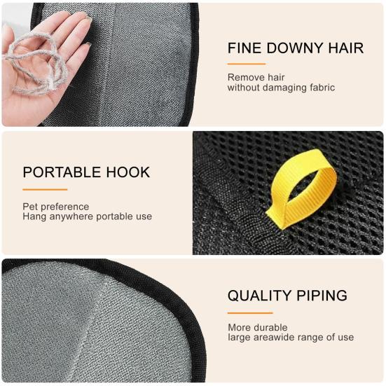 5Pcs/Set Pet Hair Remover Reusable Electrostatic Dogs Cats Hair Removal Gloves Lint Removal Tool for Clothing Furniture Car Seats