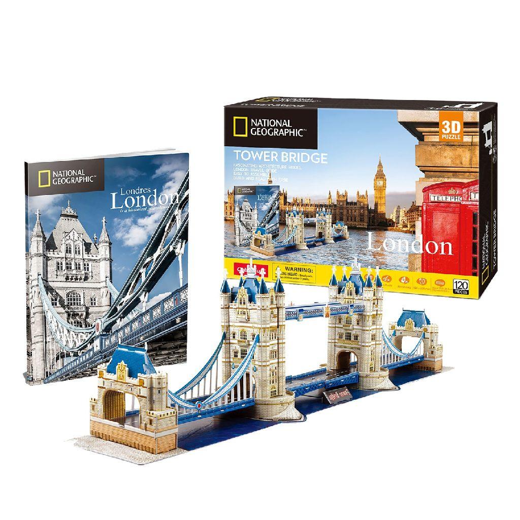 Cubic fun puzzle 3d przestrzenne tower bridge london 120 elementów ds0978h