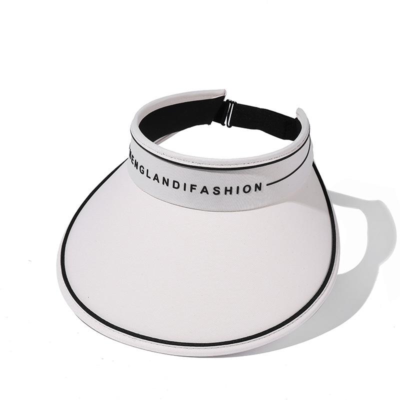 UV Empty Top Hat Cycling Sun Protection Hat Women's Summer Face Cover UV Protection Sun Hat Electric Vehicle Sun Hat