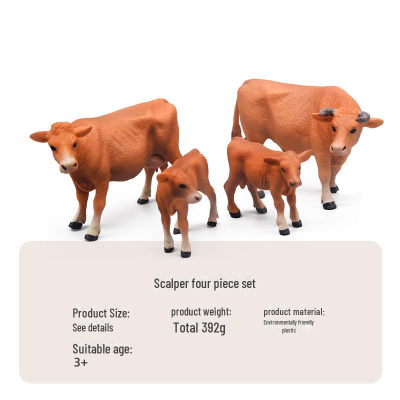 Творческая обучающая игрушка «Фермерская корова» — модель маленького животного для детей