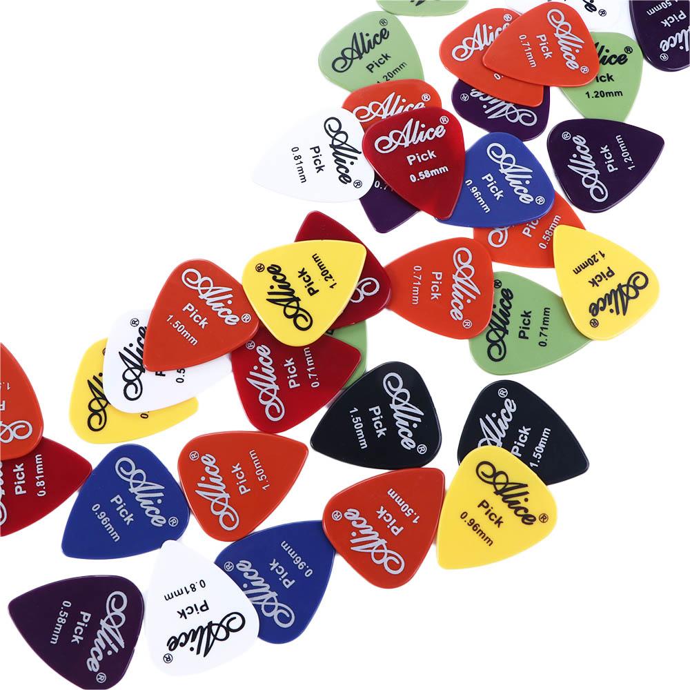 0.58 - 1.5 mm Multiple Color 1 Box Acoustic Bass Mediator Guitar Picks Plectrum Guitar Accessories