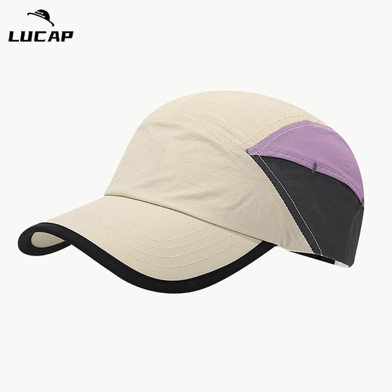 Быстросохнущая водонепроницаемая бейсболка Спортивная дышащая кепка от солнца Кепка с цветовой гаммой Кепка для защиты от солнца для альпинизма