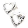 [G1223] - Silver 'Love' Earrings