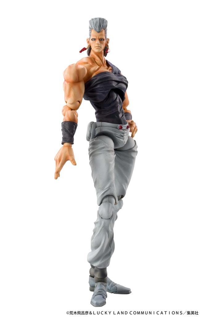 Супер подвижная фигурка Bizarre Adventure Part Polnareff примерно 160 мм окрашенная подвижная фигурка "JoJo's 3" JP. ПВХ, АБС и нейлон