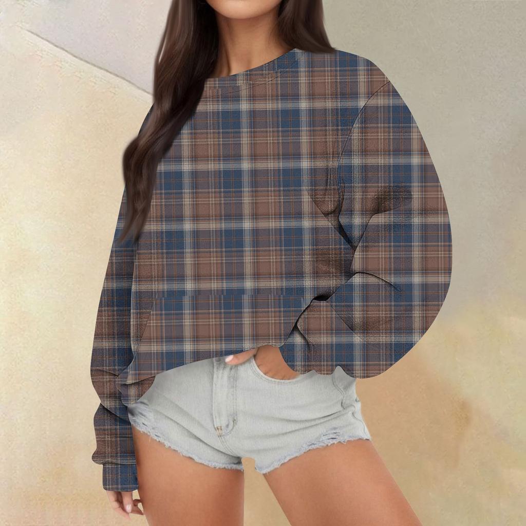 Женские топы осень-зима, женские толстовки с длинным рукавом, повседневные топы свободного кроя с круглым вырезом