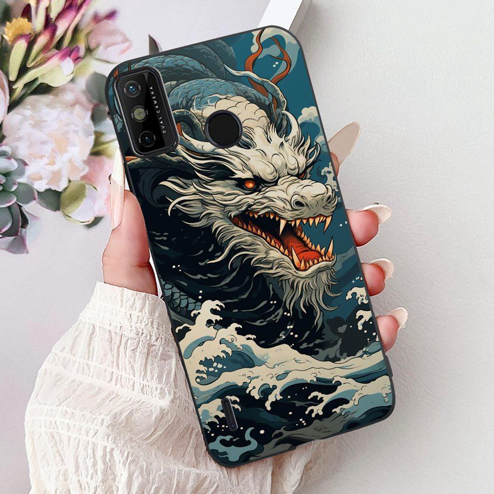 For Tecno Spark 6 Go KE5j KE5k Case For Tecno Spark Go 2020 KE5S Cover Silicone Cute Fashion Flowers Funny Painted Back Cover