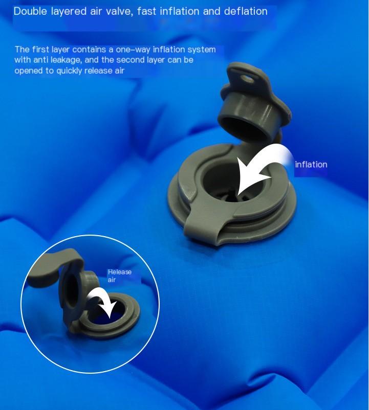 Надувной спальный матрас с подушкой, надувной коврик, палатка для кемпинга, спальный коврик для путешествий, пешего туризма, походов