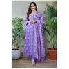 Women Designer Kurta Pant Dupatta Set Bollywood Rayon Top Tunic Kurti Dress VF-109a